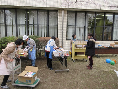 イベント前の準備中