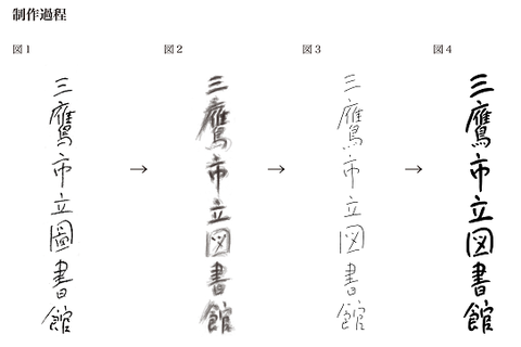 ロゴタイプ制作過程図２