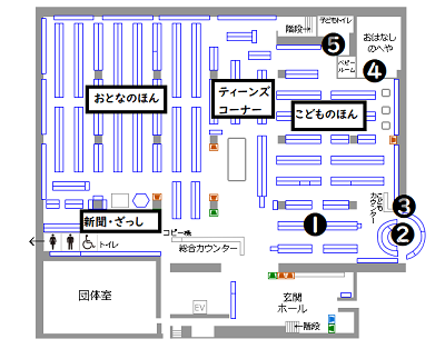 一階書架図